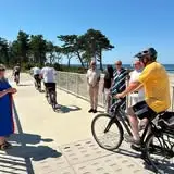 Otwarcie nowego odcinka Velo Baltica z kładką nad jeziorem Kopań