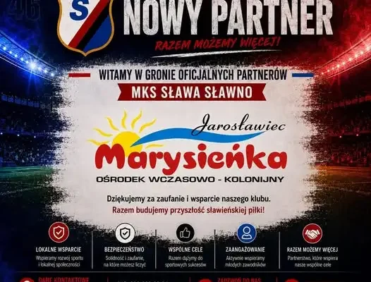 Ośrodek Marysieńka z Jarosławca nowym partnerem MKS Sława Sławno