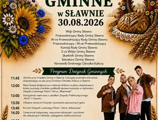 Dożynki Gminne 2026 – święto plonów z Mazowszem