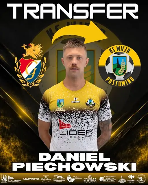 Daniel Piechowski nowym napastnikiem Wieży Postomino