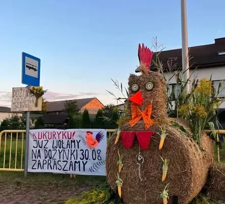 Dożynkowe witacze w gminie Sławno – fotorelacja z Ostrożnej, Sławnej, Antoninowa i Gawron