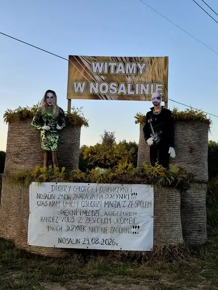 Dożynki w Nosalinie: kolorowe dekoracje i świąteczna atmosfera już gotowe