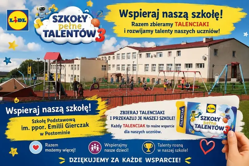 Nasza szkoła ponownie w akcji „Szkoły Pełne Talentów” – zbieramy Talenciaki!