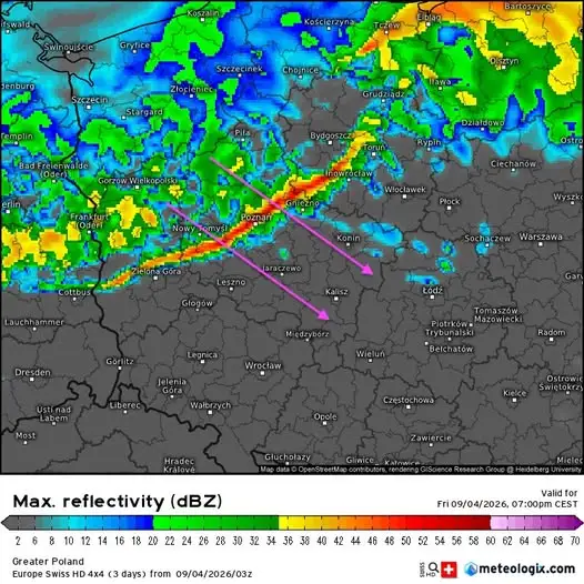 Ostatnie godziny spokoju przed groźnym frontem – alert dla Wielkopolski