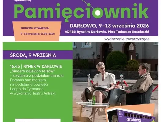 Pamięciownik w Darłowie: rusza wyjątkowa wystawa i słuchowisko na Rynku