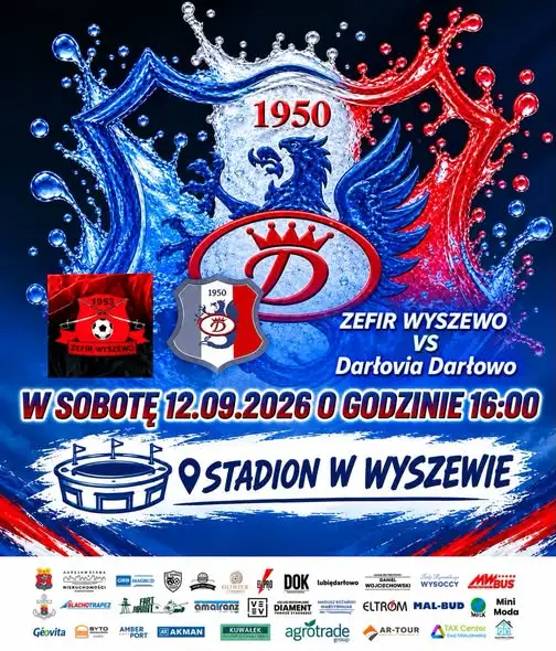 Dartovia Darłowo zagra z Zefirem Wyszewo. Cel: trzy punkty