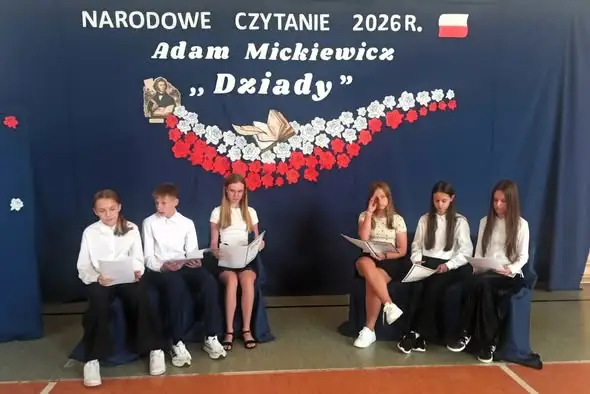 Narodowe Czytanie 2026 w gminie Sławno – „Dziady” Mickiewicza połączyły pokolenia