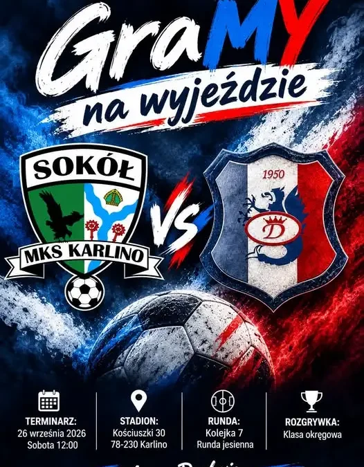 Darlovia Darłowo zagra w Karlinie. Kibice liczą na trzy punkty