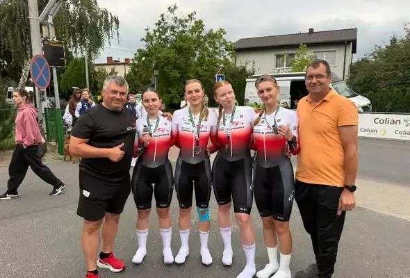 Wicemistrzostwo Polski w kolarstwie dla zawodniczek z Darłowa