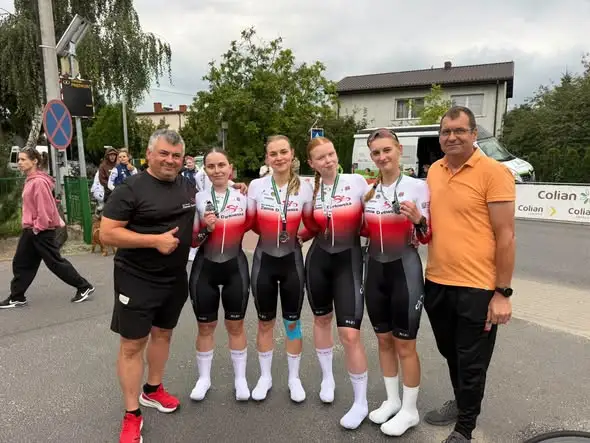 Wicemistrzostwo Polski w kolarstwie dla zawodniczek z Darłowa