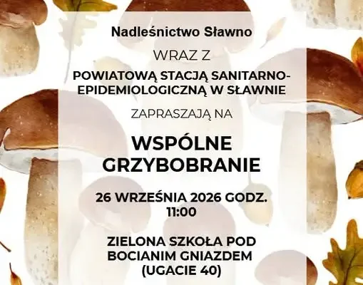 Grzybobranie z edukacją przyrodniczą w Ugaciu – zapisy trwają