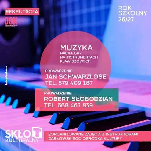 Darłowo: zajęcia muzyczne dla dzieci i seniorów w SKŁO44