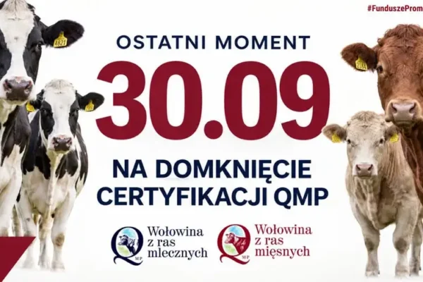 Rolnicy z gminy Sławno mają czas tylko do 30 września na uzyskanie certyfikatu QMP