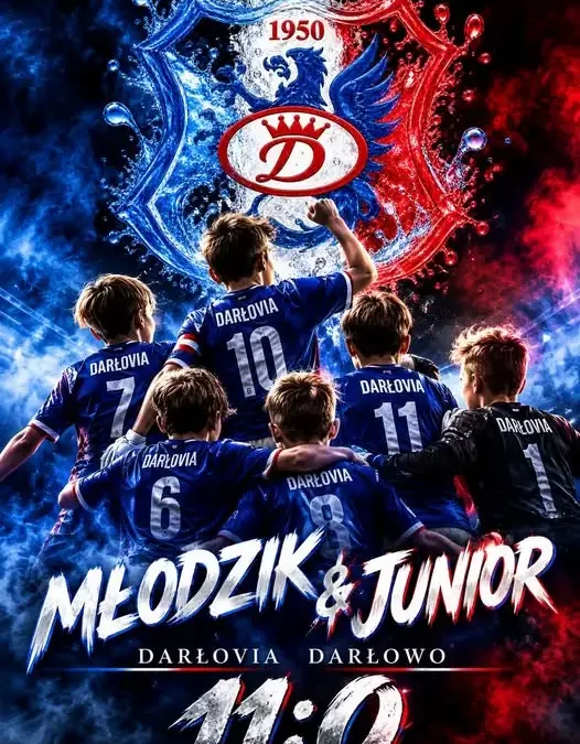 Małe darłowskie derby dla Darłovii – 11:0 z Juniorami
