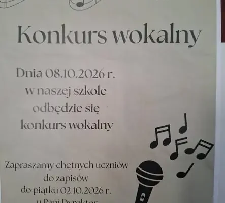 Międzynarodowy Dzień Muzyki w szkole – uczniowie tworzą plakat i konkurs wokalny