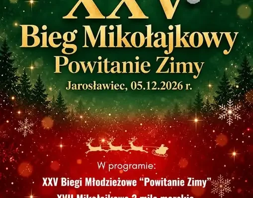 XXV Bieg Mikołajkowy w Jarosławcu – zapisy na jubileuszową edycję otwarte