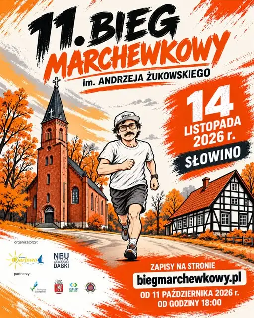 11. Bieg Marchewkowy w Słowinie – zapisy ruszają 11 października